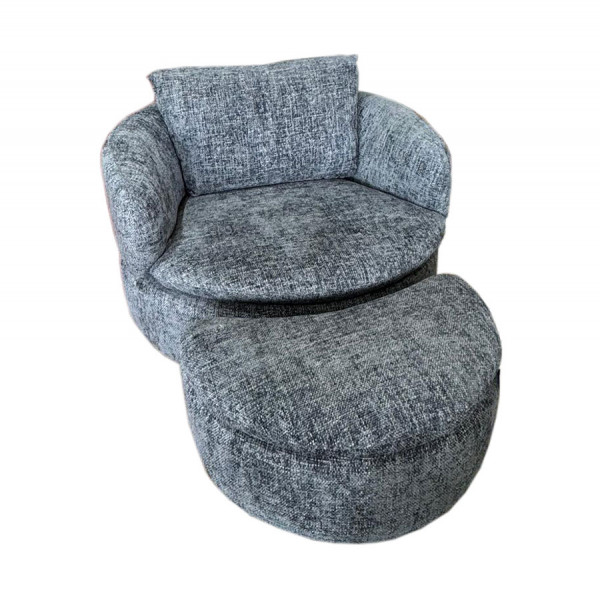 Albany Swivel Chair & Footstool